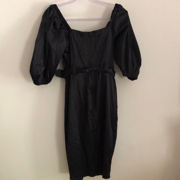 Premier Amour Chic Black Dress - Picture 5 of 11